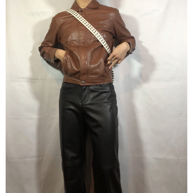 vintage leather jacket