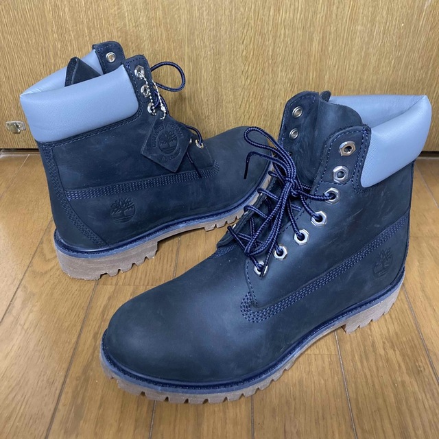 Timberland(ティンバーランド)の極美品 ティンバーランド Timberland ブーツ 8インチ 25.5cm紺 メンズの靴/シューズ(ブーツ)の商品写真