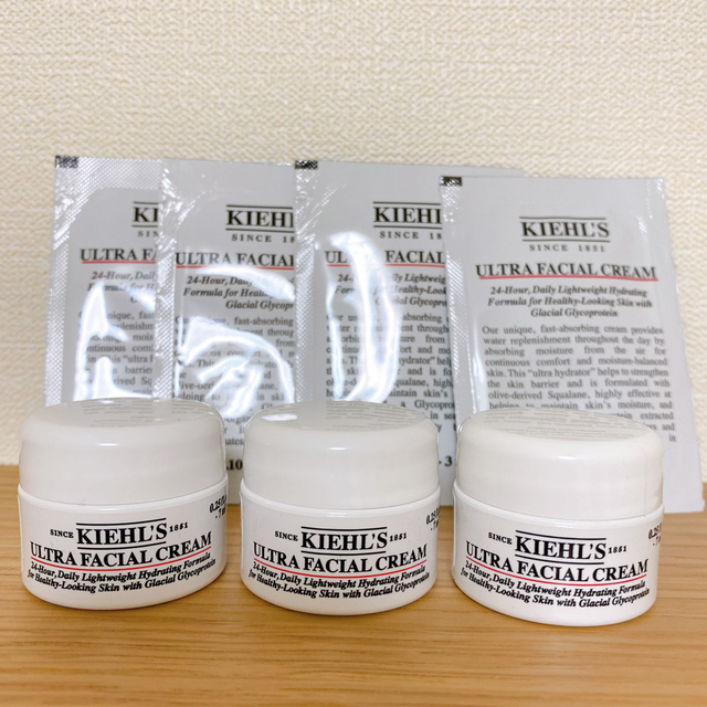 Kiehl's(キールズ)のキールズ　クリーム　6.8g×3個　2.9g×4個 コスメ/美容のスキンケア/基礎化粧品(フェイスクリーム)の商品写真