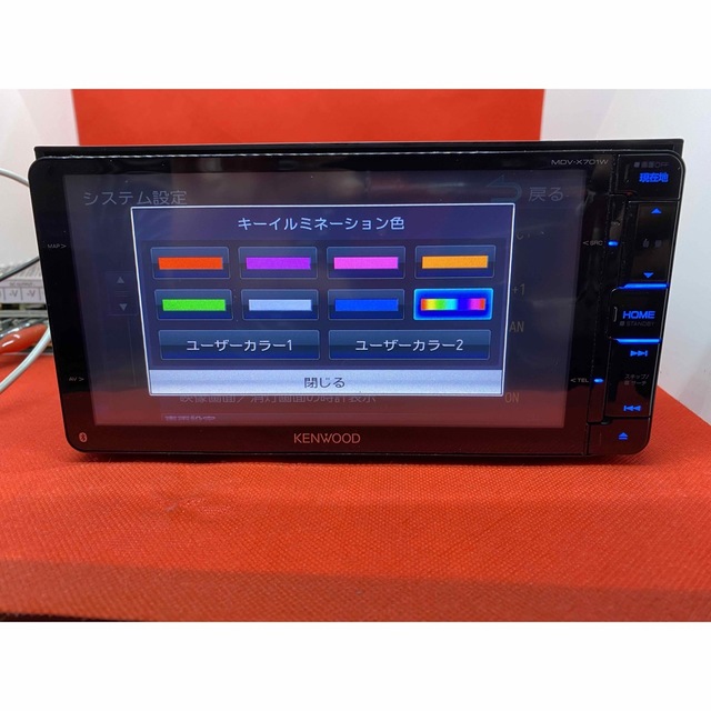 激安ブランド KENWOOD 上級ナビ MDV-L500 新品パーツ多数 新品バック
