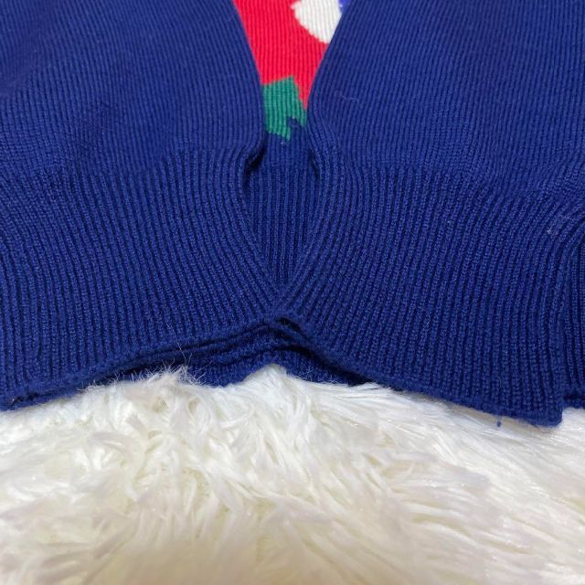 HANAE MORI Knit vintage 花柄 サマーニットトップス M HANAE MORI Knit vintage 花柄 サマーニットトップス M