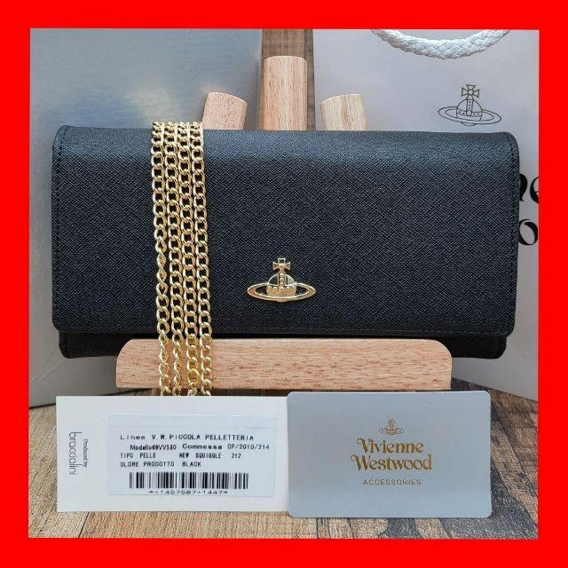 ✨新品 翌日発送✨ヴィヴィアンウエストウッド 長財布 55VV329-