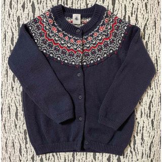 プチバトー(PETIT BATEAU)のプチバトー　カーディガン110㎝(カーディガン)