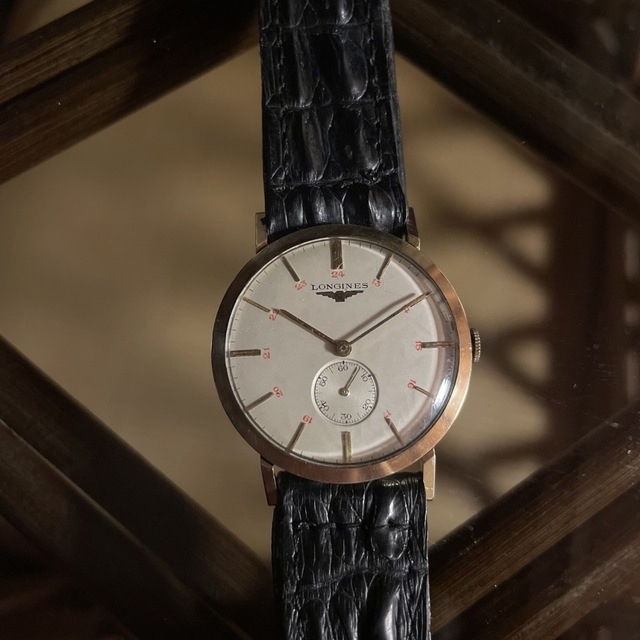 ブランドのギフト LONGINES 金無垢 アンティーク 腕時計(アナログ