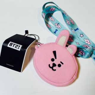 ビーティーイシビル(BT21)のBT21 COOKY ストラップ付きコインケース(アイドルグッズ)