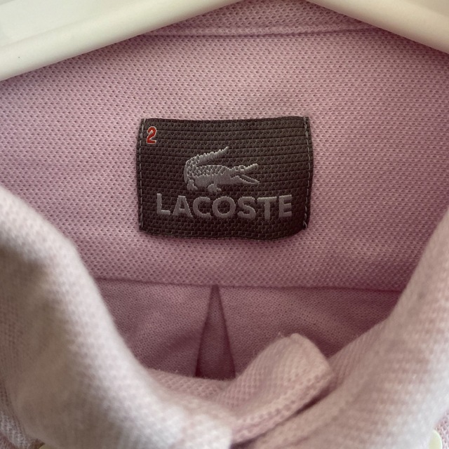 LACOSTE(ラコステ)のLACOSTE ラコステ ポロシャツ ピンク サイズ2 レディースのトップス(ポロシャツ)の商品写真