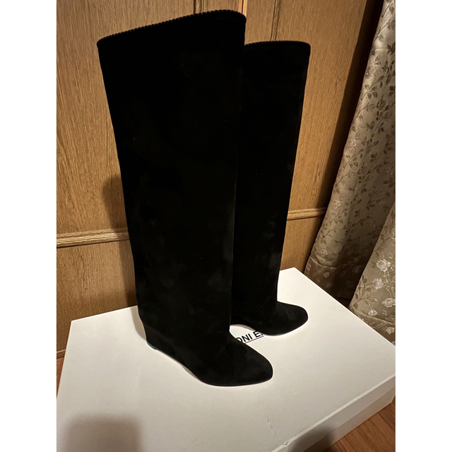 美品】 NEBULONI E. ネブローニ☆ロングブーツ☆ウェッジソール