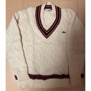 ラコステ(LACOSTE)のラコステ　チルデンニット(ニット/セーター)