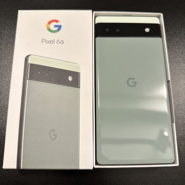 スマートフォン携帯電話【美品】Google Pixel6a セージ　128GB