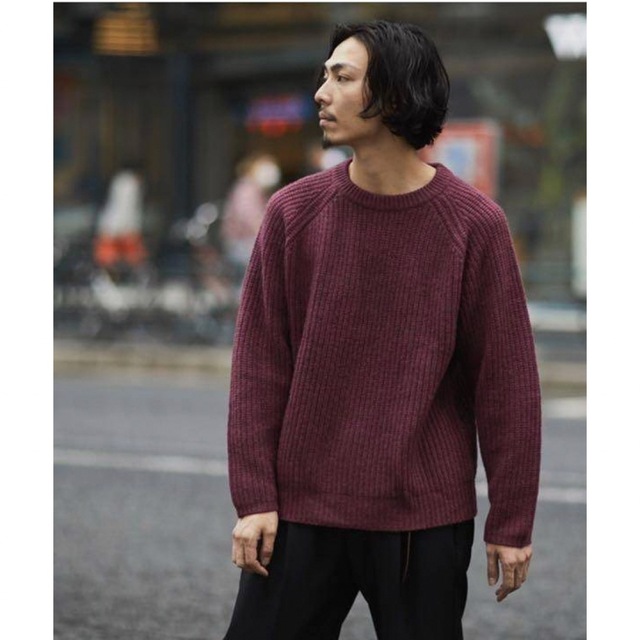 Lui's - Lui's ルイス ヤク畦編みビッグニットの通販 by Lui's - Lui's ルイス ヤク畦編みビッグニットの通販 by