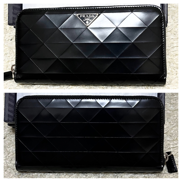 PRADA - 【即完売】プラダ 2022SS ブラッシュドレザー ラウンド PRADA - 【即完売】プラダ 2022SS ブラッシュドレザー ラウンド