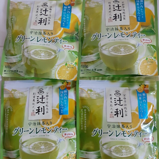 辻利　グリーンレモンティー　4袋 食品/飲料/酒の飲料(茶)の商品写真
