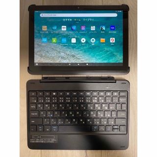 Amazon Fire HD 10 第11世代 タブレット キーボードカバー付きの