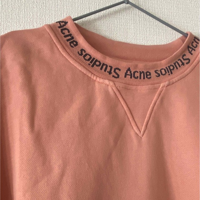 ACNE STUDIOS ロゴスエットピンクタグなし美品XXS