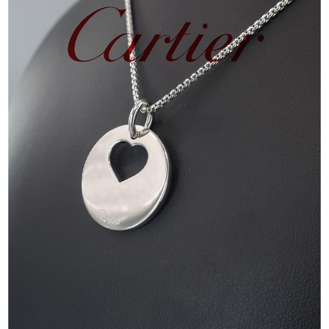 Cartier カルティエ　ハートプレート　ネックレストップ　チャーム 5