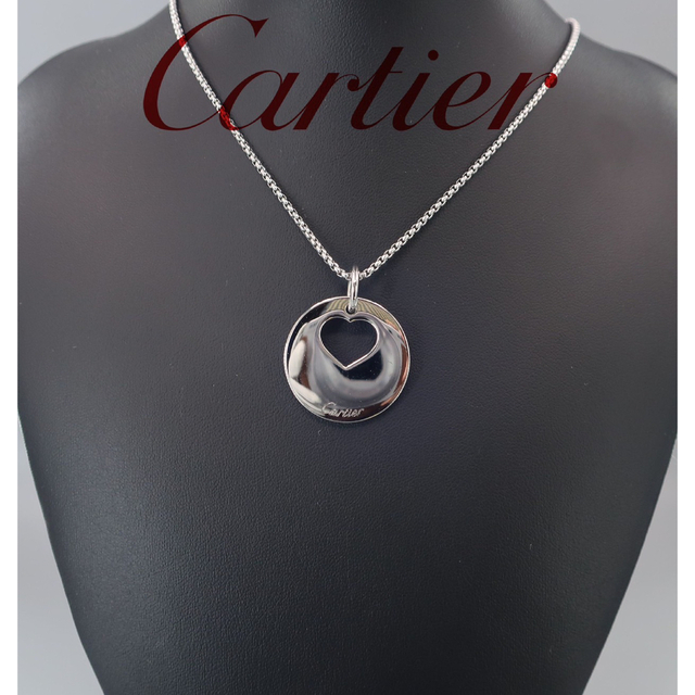 Cartier カルティエ　ハートプレート　ネックレストップ　チャーム 2