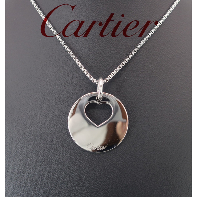 Cartier カルティエ　ハートプレート　ネックレストップ　チャーム 3