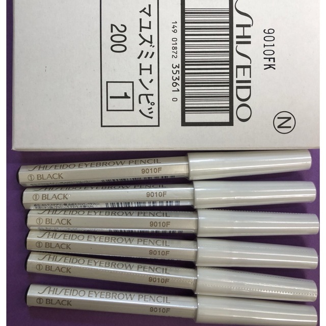 SHISEIDO (資生堂)(シセイドウ)のSHISEIDO  眉墨鉛筆1番ブラック　アイブロウペンシル 6本セット コスメ/美容のベースメイク/化粧品(アイブロウペンシル)の商品写真