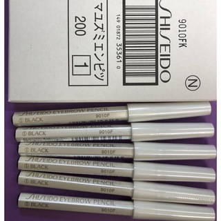 シセイドウ(SHISEIDO (資生堂))のSHISEIDO  眉墨鉛筆1番ブラック　アイブロウペンシル 6本セット(アイブロウペンシル)