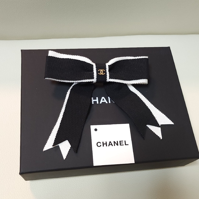 正規品 - CHANEL 新品未使用☆CHANEL バレッタ リボン バレッタ+ヘア