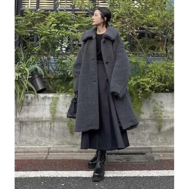 CLANE - 松本恵奈さん愛用 新品 CLANE VOLUME FLARE BOA COATの通販 by