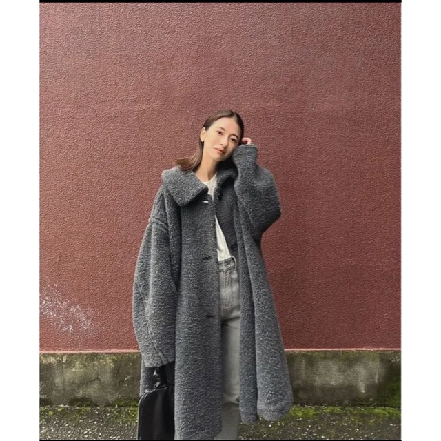 CLANE  VOLUME FLARE BOA COAT