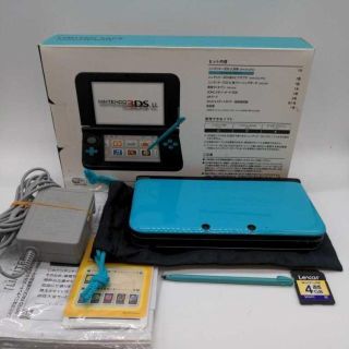 ニンテンドー3DS(ニンテンドー3DS)のニンテンドー3DS LL リミテッドパック ターコイズ×ブラック(携帯用ゲーム機本体)