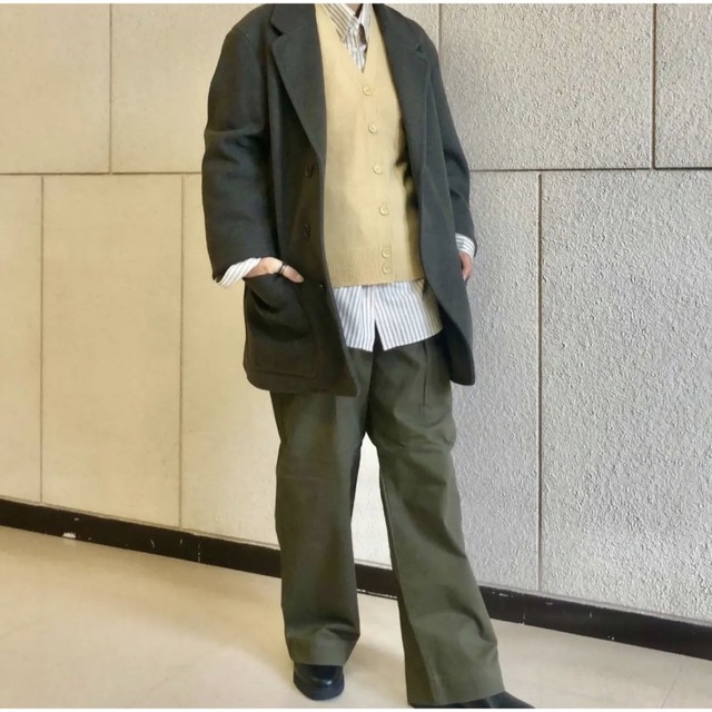 UNIQLO - 【未使用】完売品 UNIQLO U ユニクロ テーラードコート OLIVE