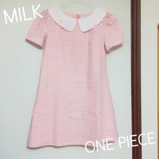 ミルク(MILK)の【MILK】LOVEワンピース(ミニワンピース)