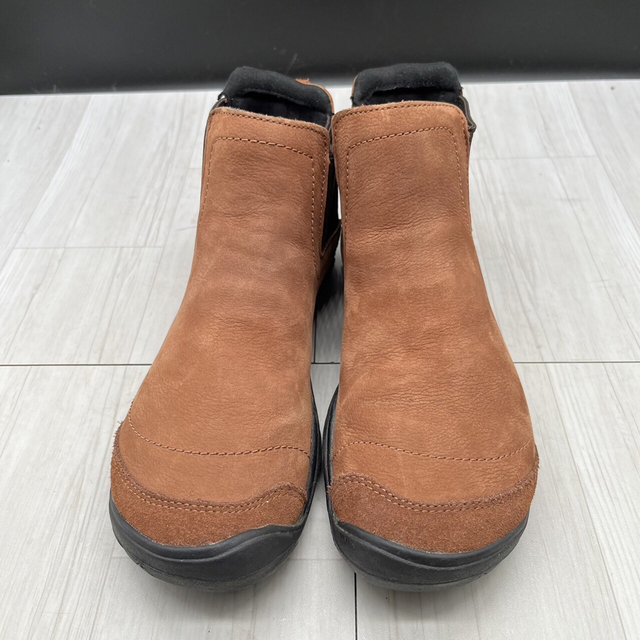 KEEN - 美品 KEEN キーン 23.5 サイドゴア ブーツ ブラウンの通販 by