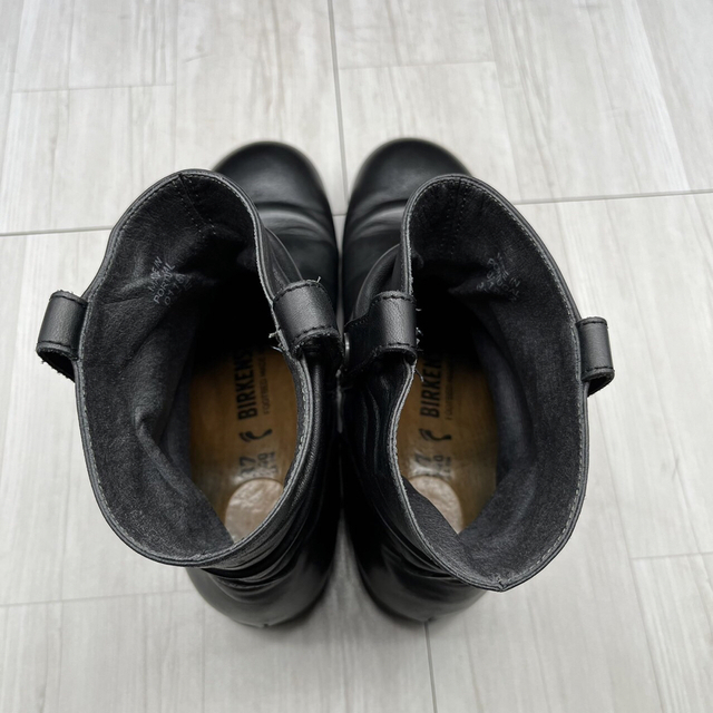 BIRKENSTOCK ビルケンシュトック 24 ブラック レザーブーツ BIRKENSTOCK ビルケンシュトック 24 ブラック レザーブーツ