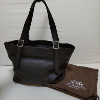 【美品】SLOW（スロウ）トートバッグ FINO-totebag S レザー 黒(トートバッグ)