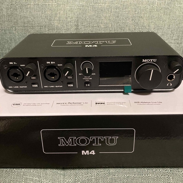 MOTU M4 オーディオインターフェース 楽器のDTM/DAW(オーディオインターフェイス)の商品写真