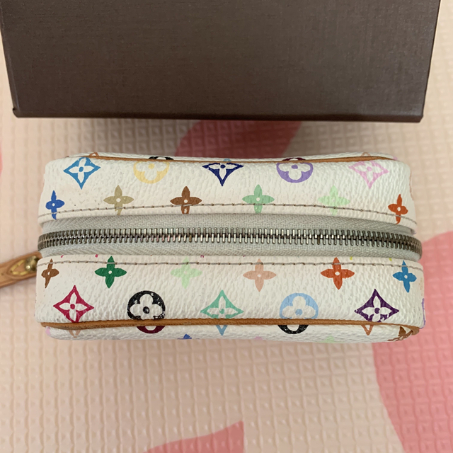 【お値下げ】ルイヴィトン(LOUIS VUITTON)　マルチカラー　ミニポーチ