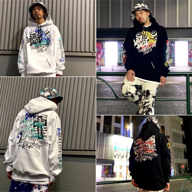 LEFLAH レフラー パーカー WANIMA ワニマ 黒 - 1