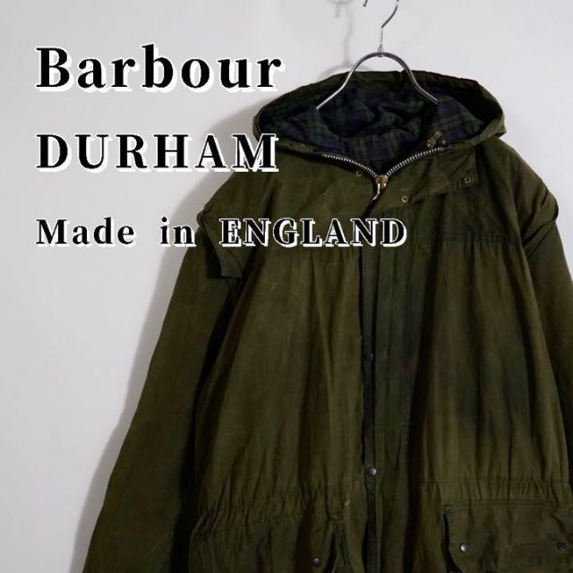 【希少モデル】バブアー　オイルドジャケット　90s DURHAMのサムネイル