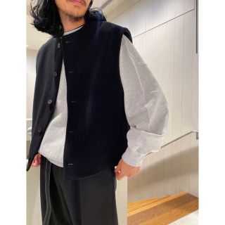 H beauty&youth PILE MELTON ベスト 22AW