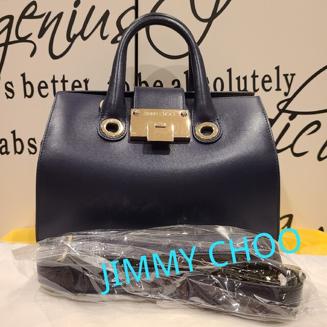 JIMMY CHOO - JIMMY CHOO ジミーチュウ ライリー レザー 2WAY