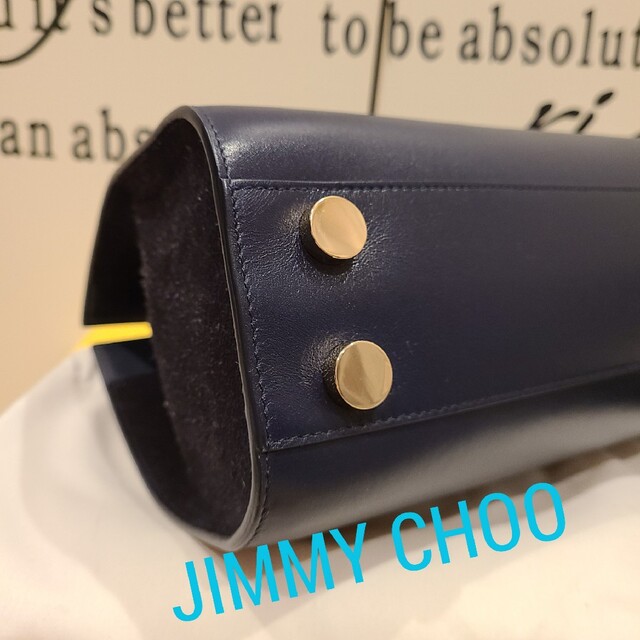 JIMMY CHOO ジミーチュウ ライリー レザー 2WAY ハンドバッグ シレディース