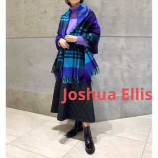 ジョシュアエリス(Joshua Ellis)の新品＜Joshua Ellis＞カシミヤチェック ストール(ストール/パシュミナ)