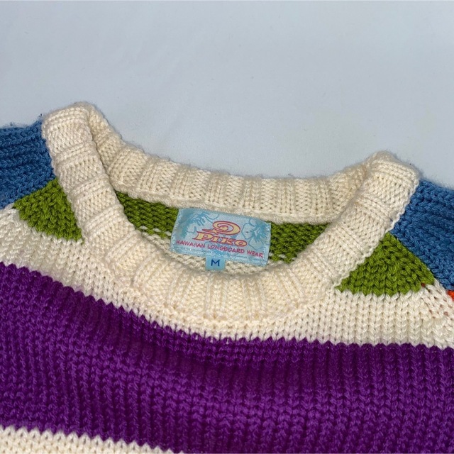 【PIKO】ピコ COLORFUL BORDER Knit
