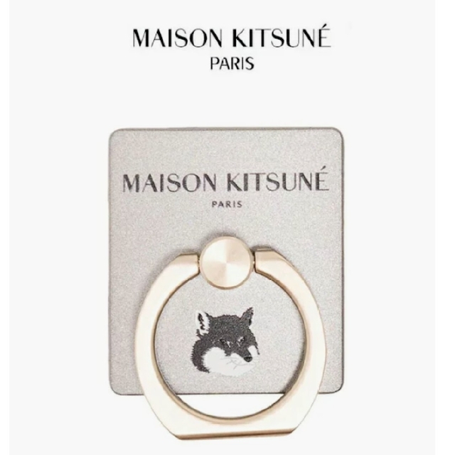 MAISON KITSUNE'(メゾンキツネ)の【新品】メゾンキツネ スマホリング MAISON KITSUNE  アイリング スマホ/家電/カメラのスマホアクセサリー(その他)の商品写真