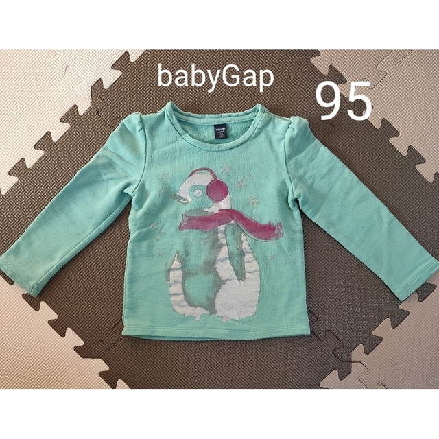 babyGAP(ベビーギャップ)のbaby Gap トレーナー  動物柄  ペンギン サイズ95 キッズ/ベビー/マタニティのキッズ服女の子用(90cm~)(Tシャツ/カットソー)の商品写真