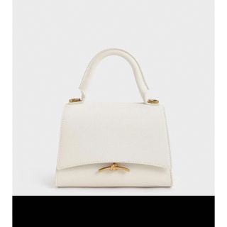 チャールズアンドキース(Charles and Keith)のチャールズ＆キース ハクスリーメタリック プッシュロックトップハンドル (ショルダーバッグ)