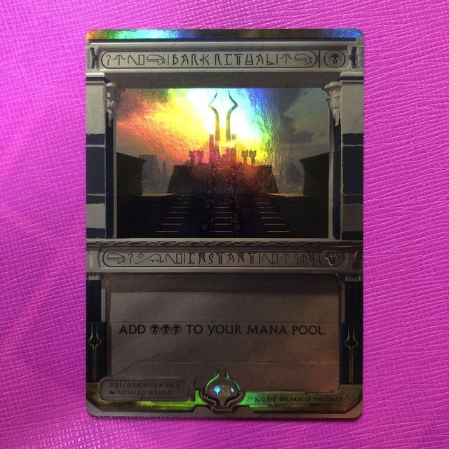 【MTG】暗黒の儀式 Foil mps マスターピース