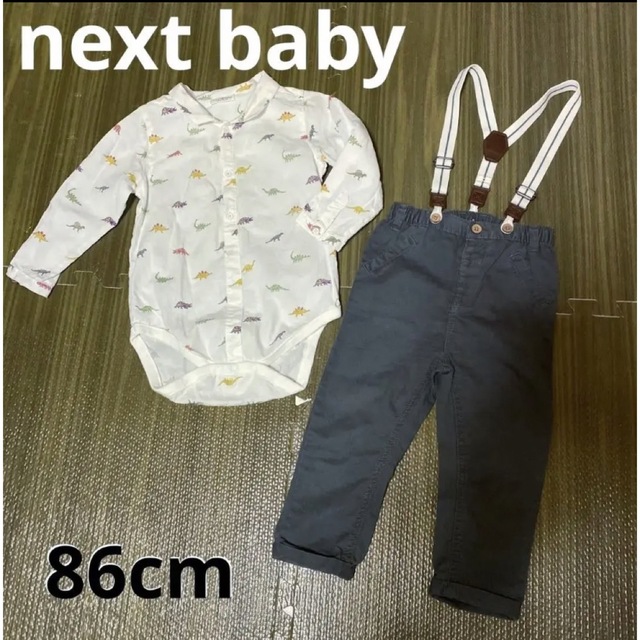 NEXT(ネクスト)のnext baby セットアップ フォーマル　上下セット　シャツ キッズ/ベビー/マタニティのキッズ服男の子用(90cm~)(ドレス/フォーマル)の商品写真