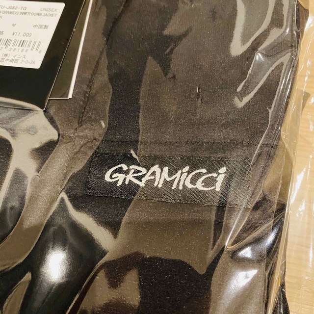 GRAMICCI(グラミチ)の新品未使用 グラミチ タイオン インナーダウン ジャケット M 黒 ブラック メンズのジャケット/アウター(ダウンジャケット)の商品写真