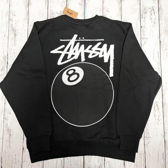 【新品・人気モデル】stussy スウェット トレーナー サイズL ブラック