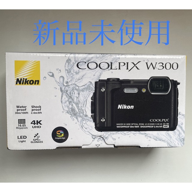 ⭐️新品未使用⭐️Nikon  COOLPIX W300 BLACK