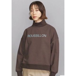 ビューティアンドユースユナイテッドアローズ(BEAUTY&YOUTH UNITED ARROWS)のbeauty and youth  ハイネックロゴスウェット　プルオーバー　(トレーナー/スウェット)